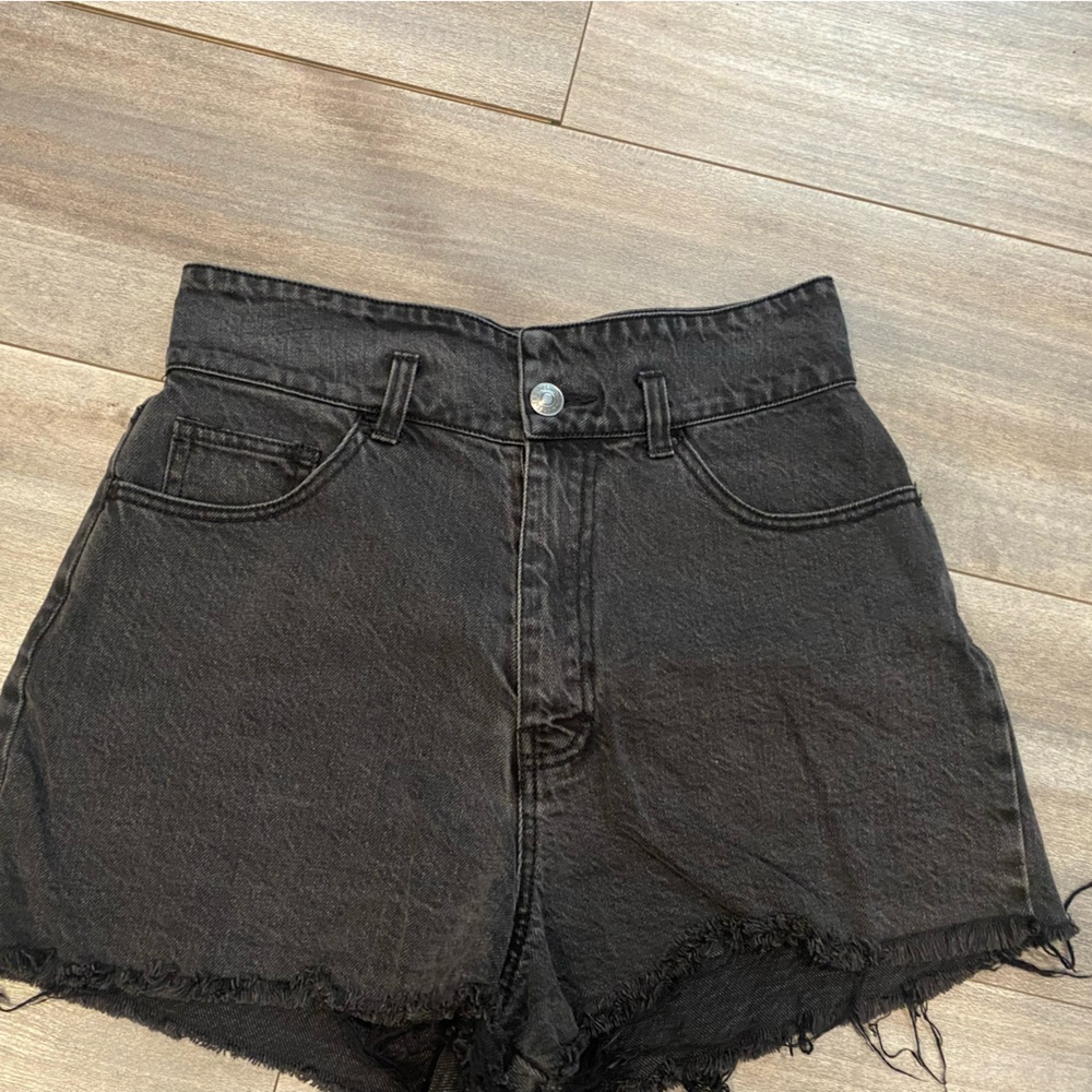 Forever 21 Black Denim Shorts